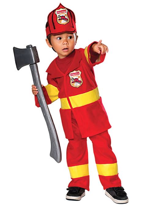 Toddler Boys Firefighter Costume - Fireman Kids Halloween Costumes