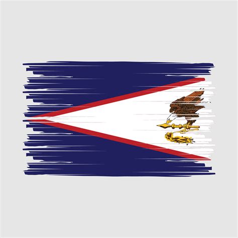 American Samoa Flag Brush 20847126 Vector Art at Vecteezy