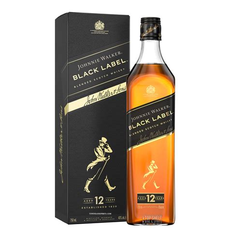 Johnnie Walker Black Label | 750mL Delivery to your Dor – Top Shelf Wine and Spirits