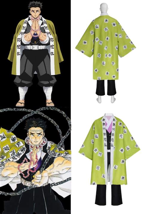 Demon Slayer Kimetsu no Yaiba Gyomei Himejima Cosplay Costume-Takerlama ...