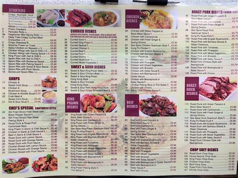 Menu at Golden Gate Chinese Takeaway restaurant, Kettering