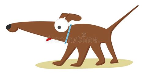 Shivering Dog stock illustration. Illustration of humor - 36160687