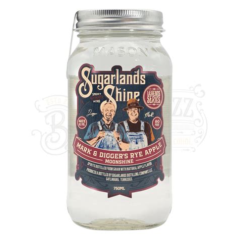 Sugarlands Shine Mark and Digger’s Rye Apple Moonshine - BottleBuzz