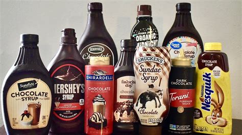 Ranking 10 Chocolate Syrup Brands From Worst To First