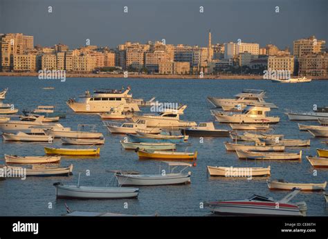 Alexandria Egypt Skyline Cityscape High Resolution Stock Photography ...