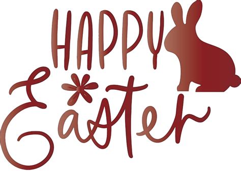 Happy Easter Logo PNG Transparent - PNG Mart