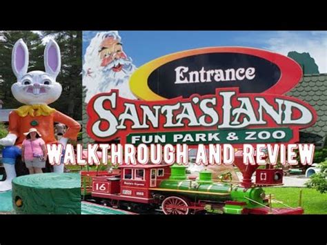 Santa Land North Carolina Walkthrough and Review 2019 Fun Park and Zoo Cherokee - YouTube