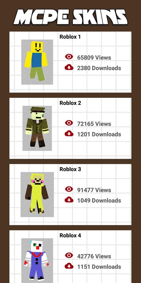 Roblox Skins for Minecraft APK for Android Download