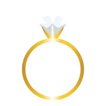 Shiny Gold Diamond Ring Vector, Shiny, Gold, Diamond Rings PNG and Vector with Transparent ...