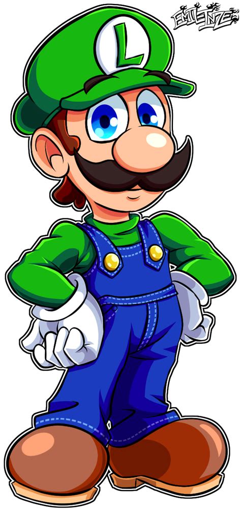Luigi (Super Mario Bros.) by Emil-Inze on DeviantArt