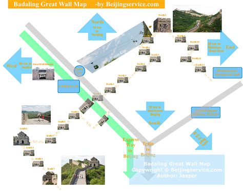 Badaling Great Wall Map