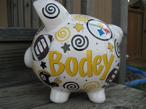 Large-custom Personalized Piggy Bank-football - Etsy