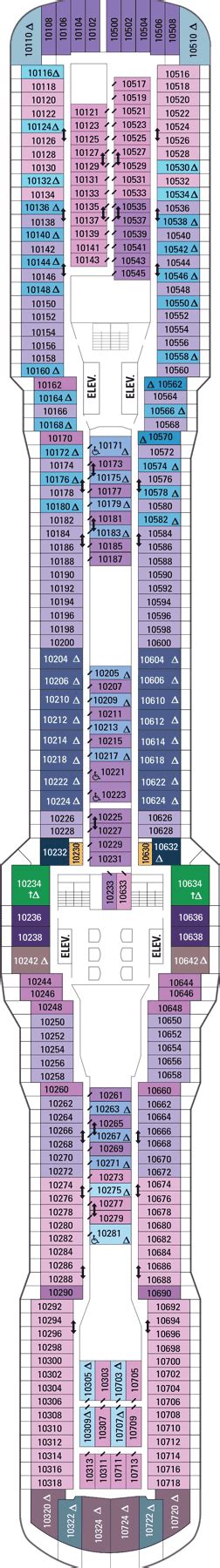 Ovation of the Seas Deck Plans- Royal Caribbean International Ovation of the Seas Cruises ...