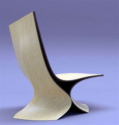 Contour Lounge chair - wood on Behance