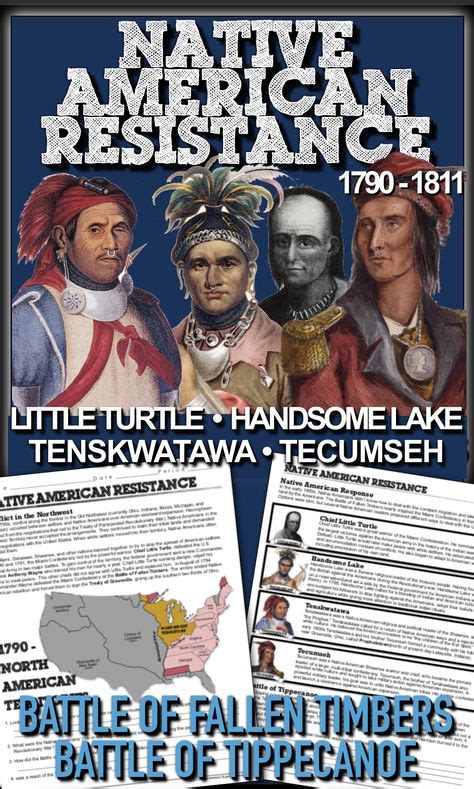 Native American Resistance 1790 - 1811 Guided Reading | TpT Social ...