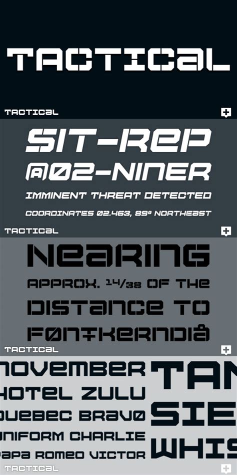 Tactical Font - iFonts.xyz