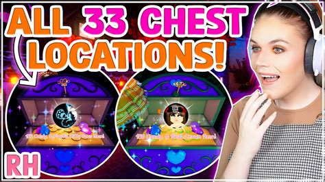 ALL 33 CHEST LOCATIONS (easy guide) In WICKERY CLIFFS & Blackwood Cavern Maze! 🏰 Royale High ...