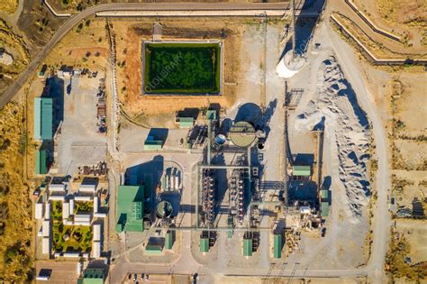 Aerial view of a platinum mine in Rustenburg, South Africa - Stock ...