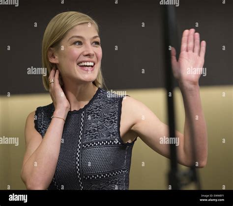 What We Did on Our Holiday' photocall at the Intercontinental Hotel Featuring: Rosamund Pike ...