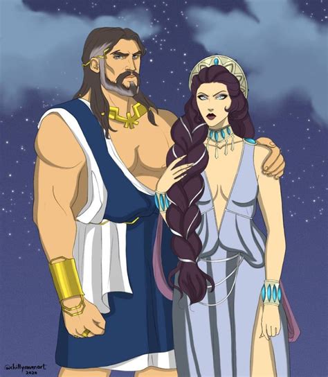 Zeus and Hera Blood of Zeus by chillyravenart on DeviantArt | Zeus and hera, Greek mythology art ...