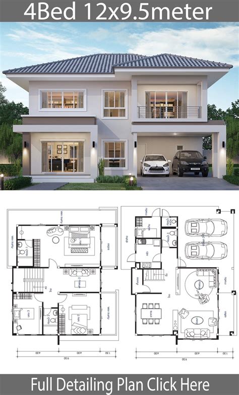 Modern 4 Bedroom House Design – BESTHOMISH