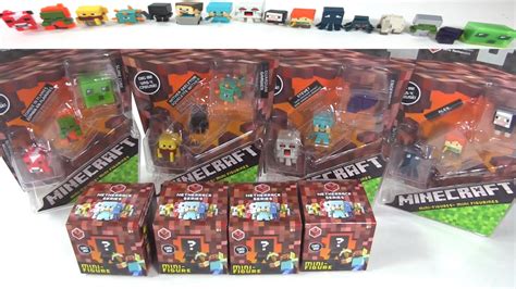 Minecraft Mini Figures Nether Series 3 Full Set and Codes - YouTube