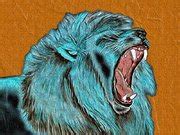 Lion's Roar - Abstract Mixed Media by Ronald Mills - Fine Art America