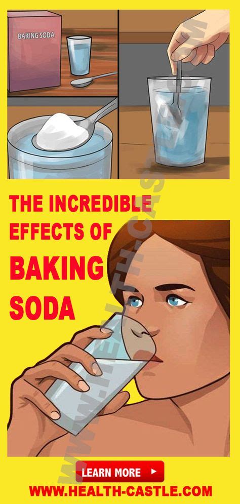 The Incredible Effects of Baking Soda | Natural health tips, Natural ...