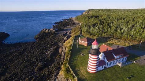 West Quoddy Head Lighthouse Maine Watercolor Art & Collectibles jan ...