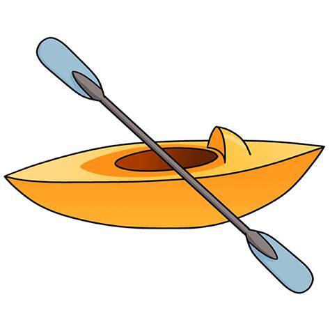 How to Draw a Kayak - Really Easy Drawing Tutorial