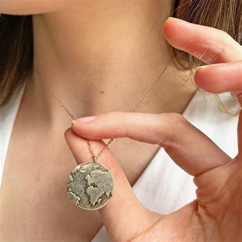 Antiqued Gold Globe Pendant Necklace By Lisa Angel | notonthehighstreet.com