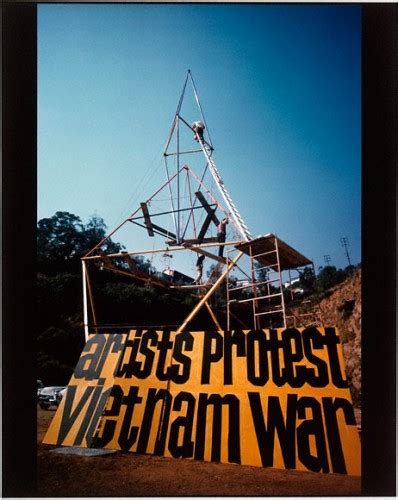 Peace Tower installation » Pacific Standard Time at the Getty