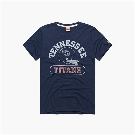 Tennessee Titans Throwback Helmet | Retro Tennessee Titans T-Shirt – HOMAGE