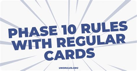 Phase 10 Rules - The ultimate guide to the Phase 10 card game