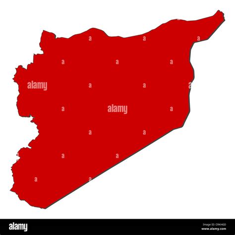 Political map of Syria with the several governorates Stock Photo - Alamy