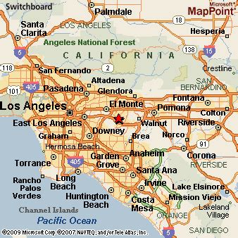 Where is City of Industry, California? see area map & more