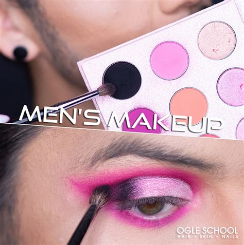 Men’s Makeup Tutorial: Electric Neon Pink Glam! - Cosmetology School ...