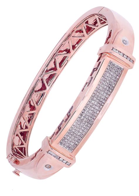 Mens Diamond Bracelet Rose Gold| 1.95 Carats| 47.2 Grams – FrostNYC