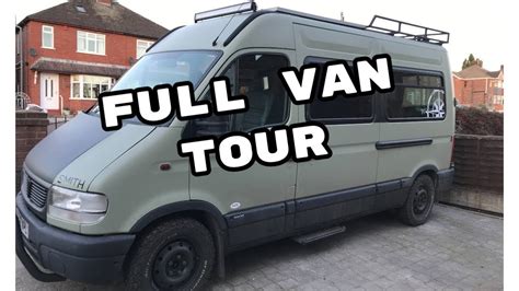 My RV camper / adventure van conversion tour vauxhall movano built for ...