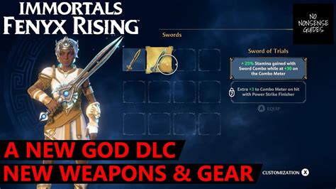 Immortals Fenyx Rising A New God - NEW Weapons & Gear Showcase - YouTube