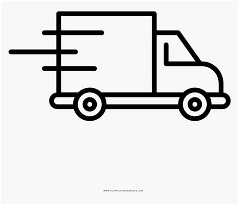 delivery truck clipart black and white - Clip Art Library