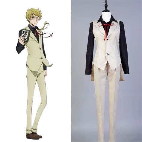 Bungo Stray Dogs cosplay Kunikida Doppo Costume Full Set Uniform Suit ...