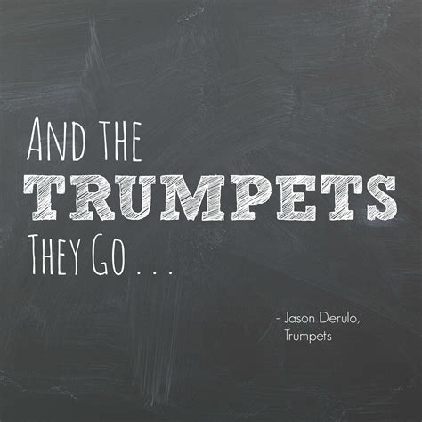 And the trumpets they go