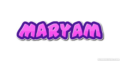 Maryam Logo | Herramienta de diseño de nombres gratis de Flaming Text