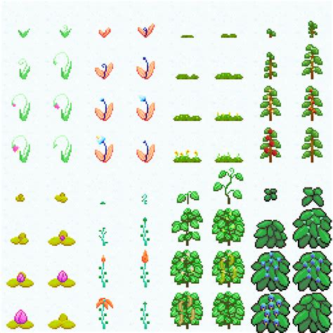 Wild Plants || Pixel Asset Pack by Pop Shop Packs