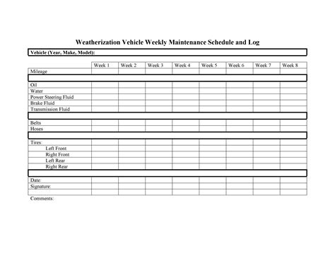 43 Printable Vehicle Maintenance Log Templates ᐅ TemplateLab