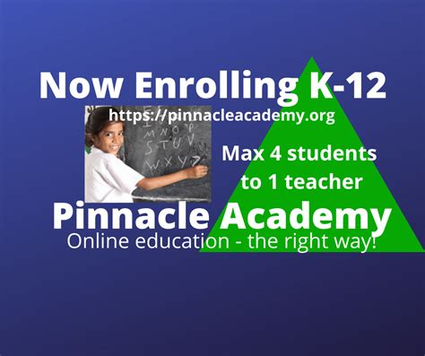 Online 6-12 | Pinnacle Academy