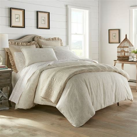 Stone Cottage Florence Natural Duvet Cover Set, Full/Queen - Walmart.com - Walmart.com