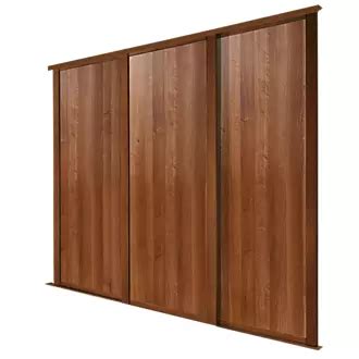 Spacepro Shaker 3 Door Panel Sliding Wardrobe Doors Oak 2136 x 2260mm