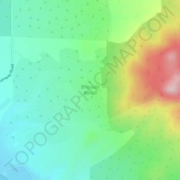 Brasada Ranch topographic map, elevation, terrain